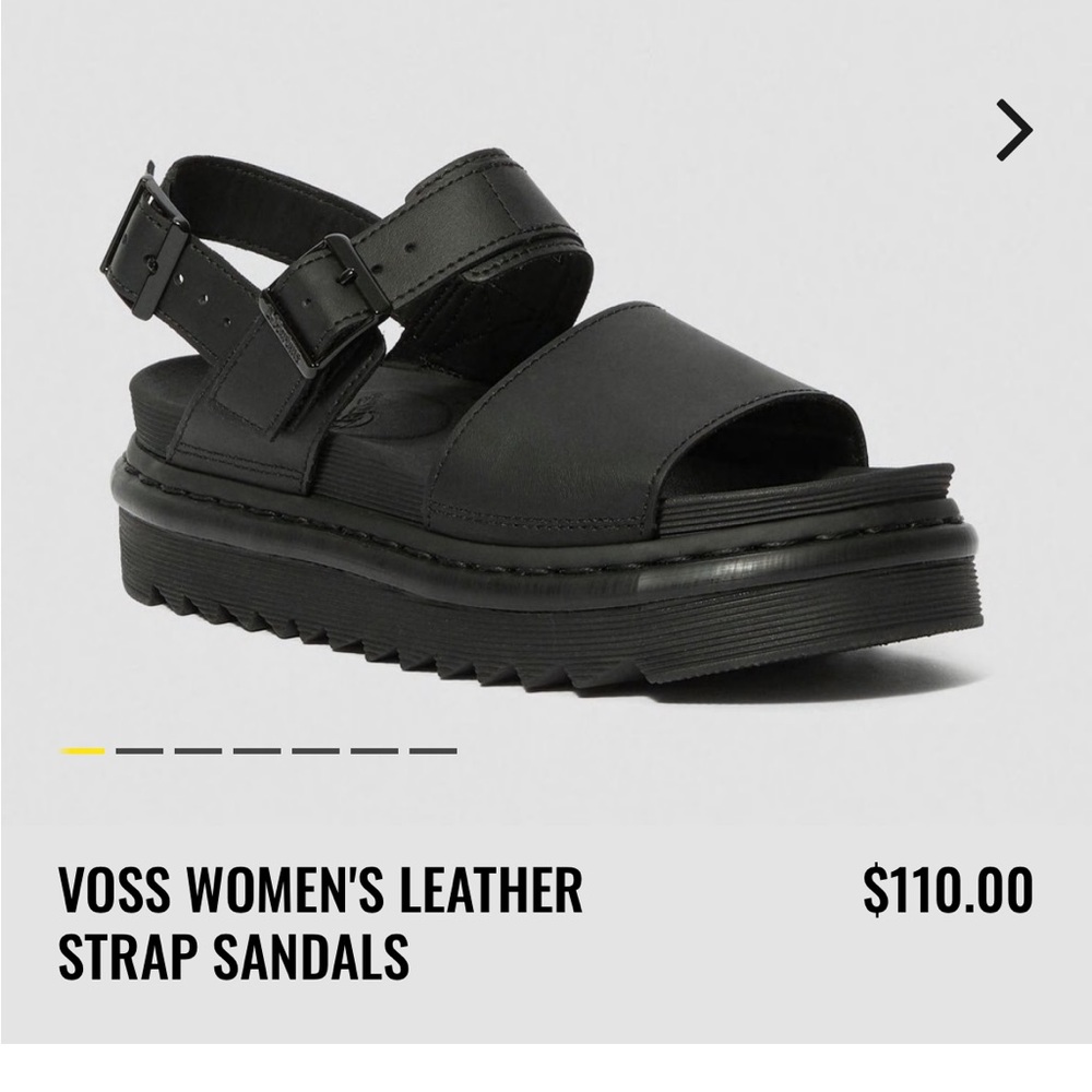 VOSS WOMEN'S LEATHER STRAP SANDALS